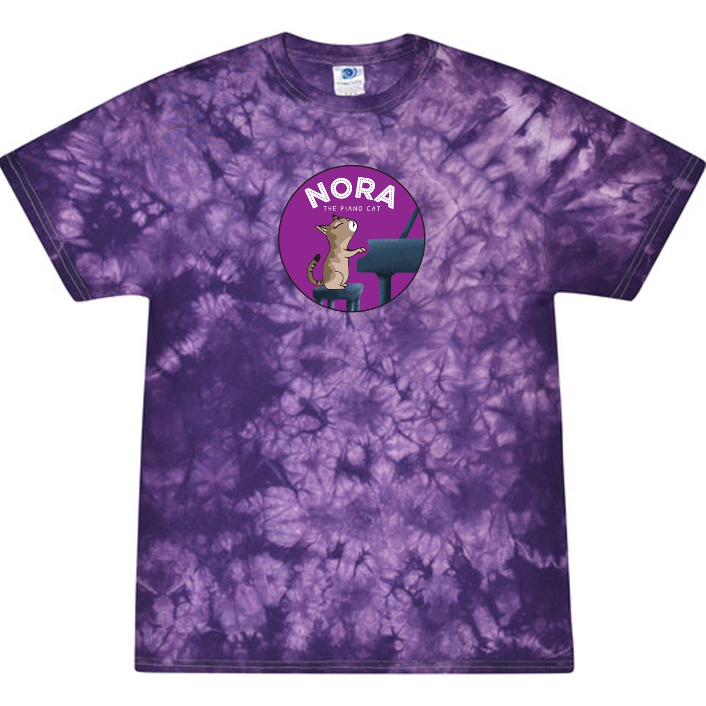 PIANO NORA - Tie-Dye Youth T-shirt